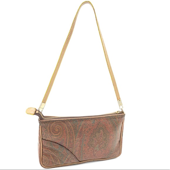 Etro Paisley Vintage Small Shoulder Bag Pouchette - Picture 1 of 8
